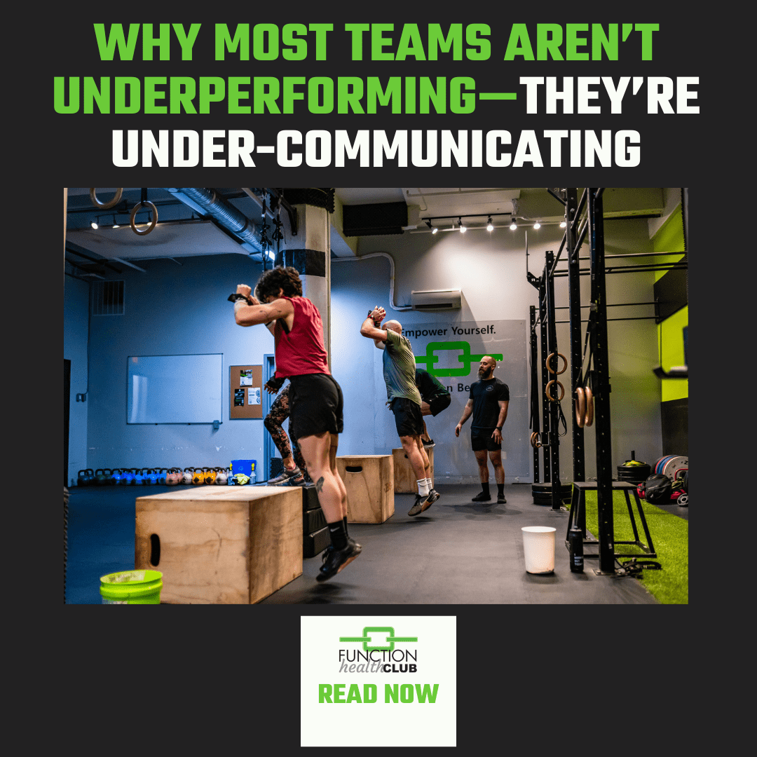 Why Most Teams Aren’t Underperforming—They’re Under-Communicating