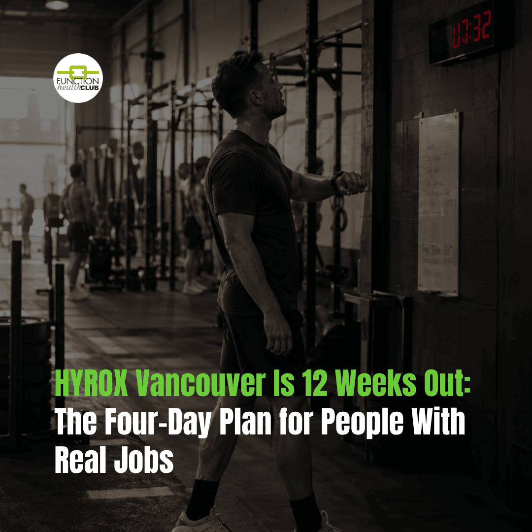 HYROX Vancouver Is 12 Weeks Out: The Four-Day Plan for People With Real Jobs